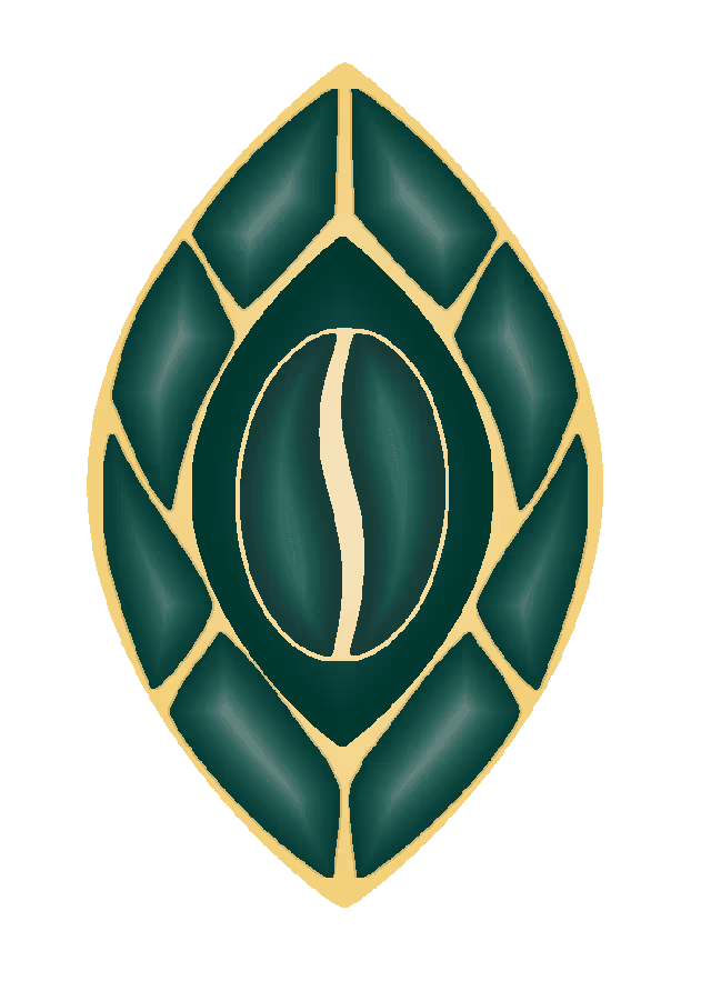 Logo gemme Emerald vert représentant la gamme de café Emerald