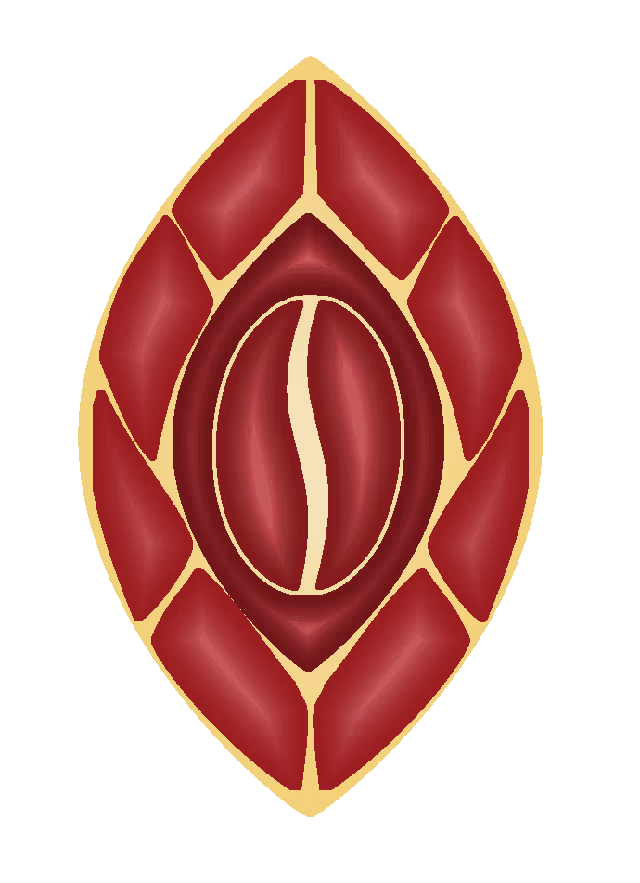 Logo gemme Ruby rouge représentant la gamme de café Ruby